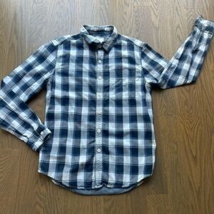 American eagle AE plaid shirt super soft size small S y2k academia H